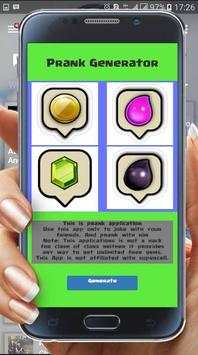 CHEAT GEMS for CLASH of CLANS PRANK ✔ V-3.91 💯💎 screenshot 2