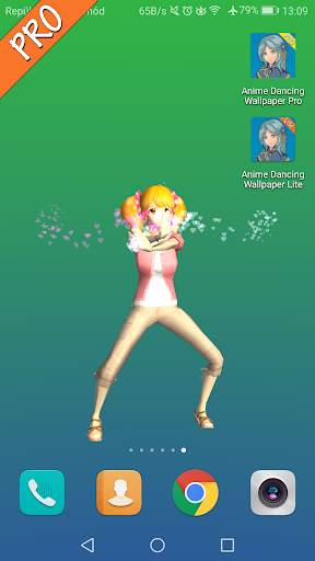 Anime Dancing Live Wallpaper Lite screenshot 7