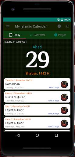 My Islamic Calendar screenshot 2