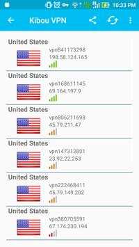 Kibou VPN screenshot 1