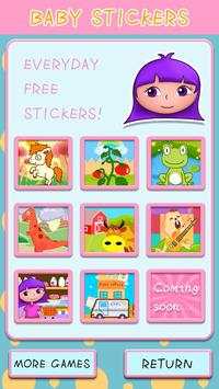 Dora baby stickers book games screenshot 2