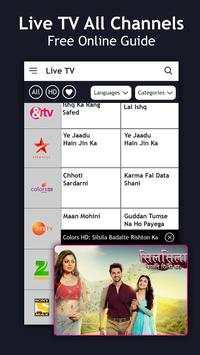 Live TV All Channels Free Online Guide screenshot 4