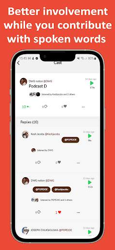 JustTalk - audio platfrom screenshot 4