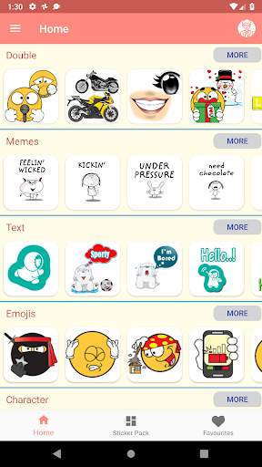Funny GIF Stickers and emojis screenshot 1