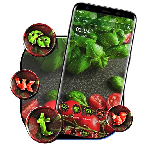Fresh Tomato Launcher Theme 1.3