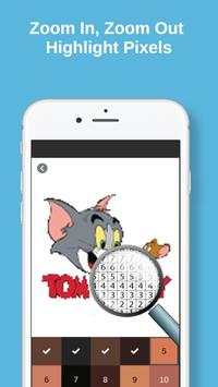 Color by Number Tom and Jerry Pixel Art screenshot 2