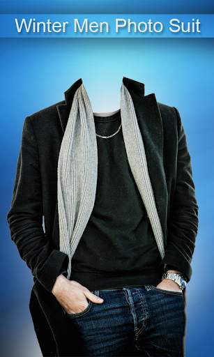 Winter Men Photo Suit screenshot 5