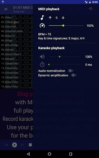 MIDI Clef Karaoke Player 8 تصوير الشاشة