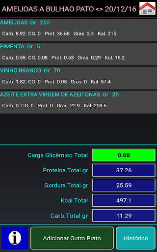 Índice e carga glicêmica Lite screenshot 21