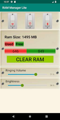Ram Manager Lite screenshot 3