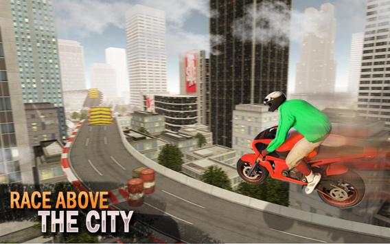 City bike stunt impossible motocross racing game screenshot 3