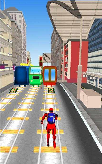 Subway chase with Spiderman screenshot 3