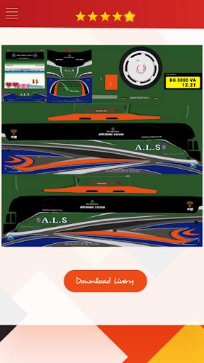 Livery Bussid SHD ALS screenshot 5
