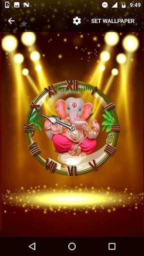 Ganesh Clock  live wallpaper screenshot 8