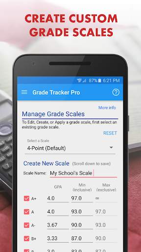 Grade Tracker Pro (Free!) скриншот 3