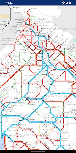 Delhi Metro Map (Offline) 6 تصوير الشاشة