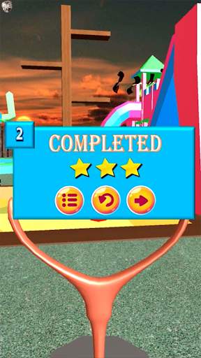 Slingshot 3D - [3D bottle breaking game] screenshot 6