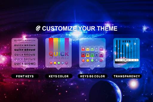 Tema Keyboard Shiny GalaxyWeed screenshot 2
