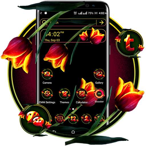Red Tulip Theme Launcher 2.2.1