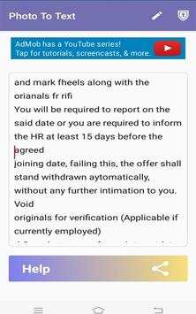 Photo To Text(Convert any Doc,Image 2 Text format) screenshot 12