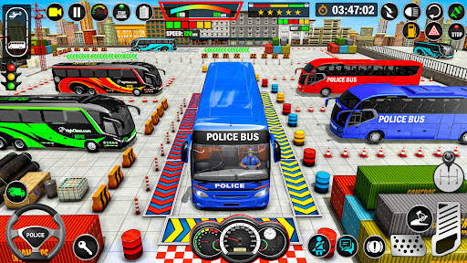 Police Bus Simulator Games screenshot 2