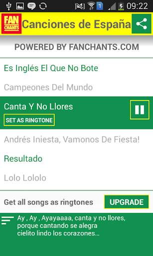 Spain World Cup 2014 Songs screenshot 5