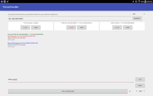 TCP UDP Packet Handler screenshot 3