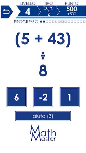 Math Master (Gioco matematico) screenshot 2