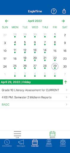 EagleTime screenshot 2