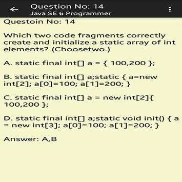 OCP Java SE 6 Exam (1z0-851) screenshot 3