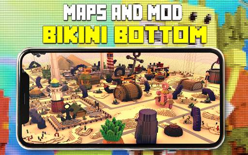 bikini bawah - Sponge  Peta Untuk Minicraft PE screenshot 5