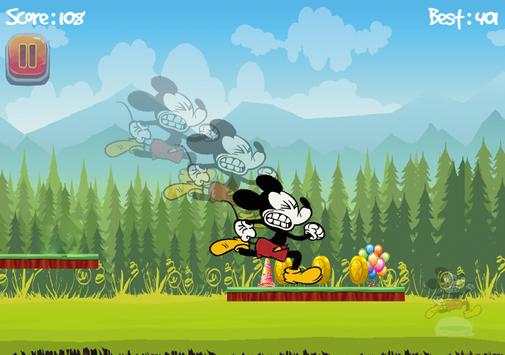 Mini Adventure Mickey Games Mouse Run screenshot 2