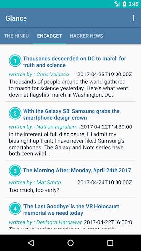 Glance - News at a Glance screenshot 1