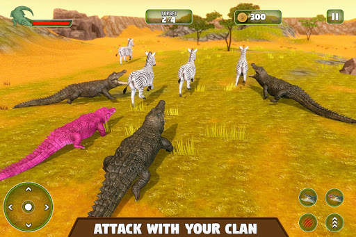 Crocodile Family Simulator Games 2021 screenshot 13