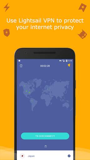 LightSail VPN screenshot 1