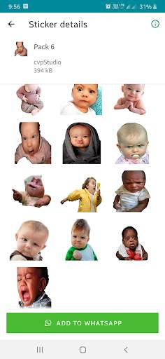 WAStickerApps : New Baby Stickers for WhatsApp screenshot 6