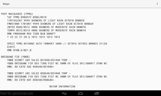 TrackDirect - NAIPS Briefing and Flight Planning 12 تصوير الشاشة