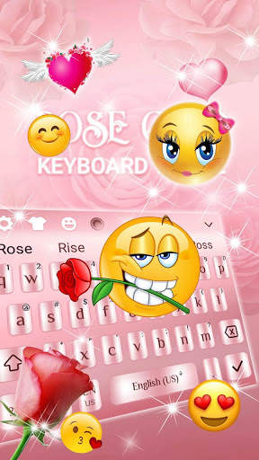 Rose Gold Keyboard स्क्रीनशॉट 3