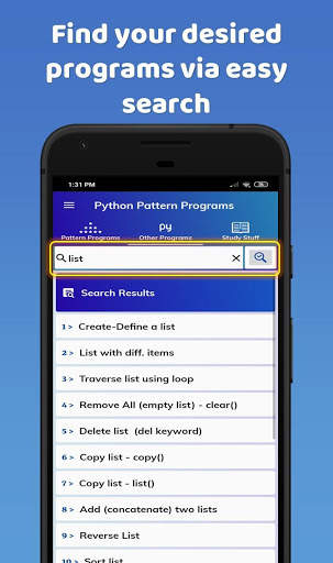Python Pattern Programs Free screenshot 7