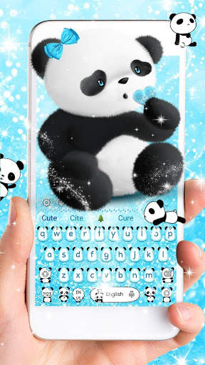 Cute Panda Keyboard screenshot 1