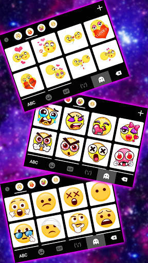 Galaxy Space Keyboard Background screenshot 4