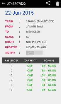Indian Railway PNR Status screenshot 5