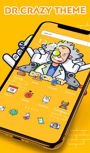 Dr.crazy HD cartoon theme for Galaxy M30 2019 screenshot 3