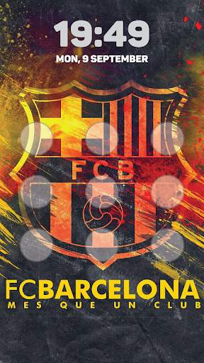 Barca Lock Screen 2 تصوير الشاشة