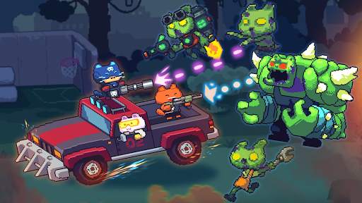 Cat Fire 2 - Offline Zombie Shooter screenshot 1