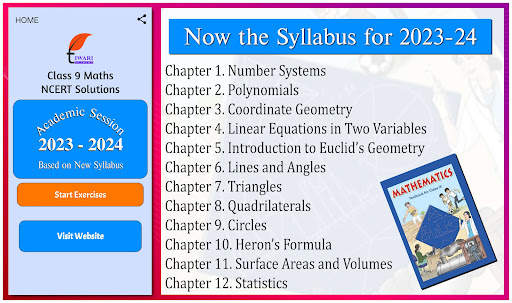 Class 9 Maths Solution 2023-24 screenshot 17