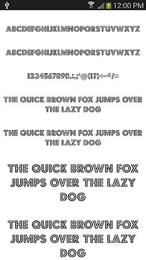 Fonts Cool for FlipFont® free screenshot 1