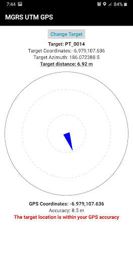 MGRS UTM GPS screenshot 6