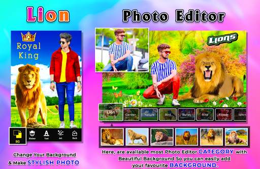 Lion Photo Editor 2 تصوير الشاشة