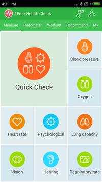 Free Health Check - Measure BP, Heart Rate, Eyes screenshot 1